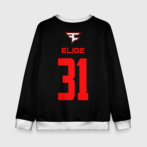 Детский свитшот FaZe Clan - Elige 31 / 3D-Белый – фото 2