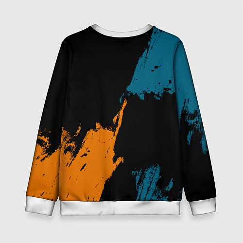 Детский свитшот Сан Хосе Шаркс - два цвета / 3D-Белый – фото 2