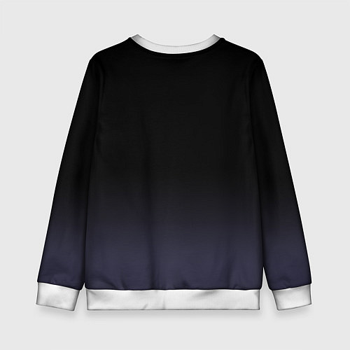 Детский свитшот Сент Луис Блюз - градиент / 3D-Белый – фото 2