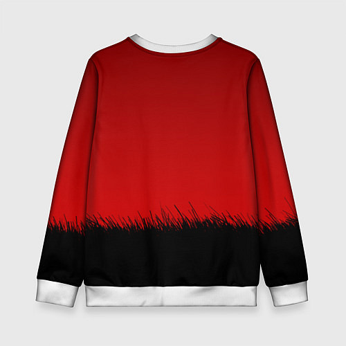 Детский свитшот Самурай в пути / 3D-Белый – фото 2