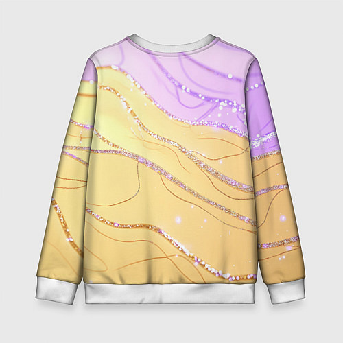 Детский свитшот Lana Del Rey танцует / 3D-Белый – фото 2