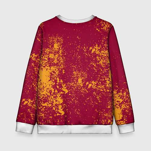 Детский свитшот Майами Хит - брызги красок / 3D-Белый – фото 2