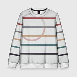 Детский свитшот Stripes and circle
