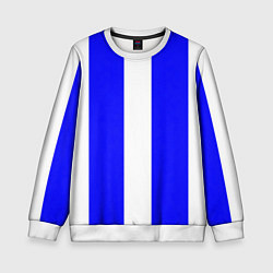 Детский свитшот Color white blue line