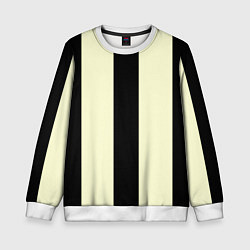Детский свитшот Color black beige line