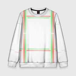 Детский свитшот Neon light green red