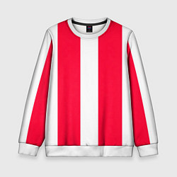 Детский свитшот Color red white line
