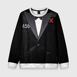 Детский свитшот Костюм финалиста 456 из игры в кальмара