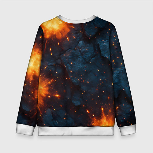 Детский свитшот ВМФ корабль и штурвал / 3D-Белый – фото 2