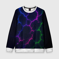 Детский свитшот Неоновый разлом
