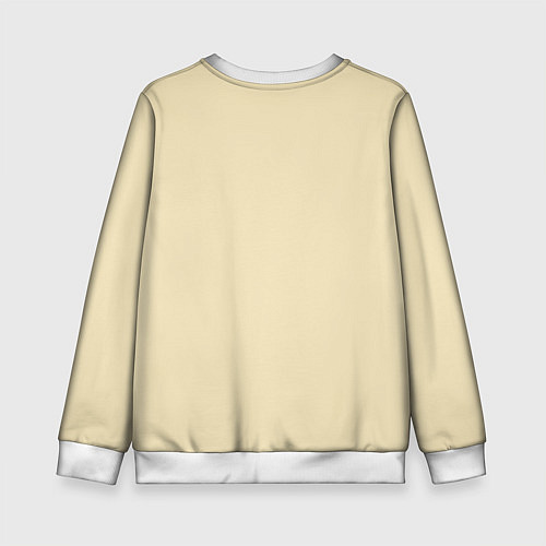 Детский свитшот Включи мозги / 3D-Белый – фото 2