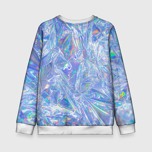 Детский свитшот XXXTentacion - скрещенные руки / 3D-Белый – фото 2