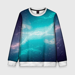 Детский свитшот Галактическое сияние небес