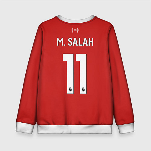 Детский свитшот Салах, Ливепрпуль домашняя форма 2025 2026 / 3D-Белый – фото 2