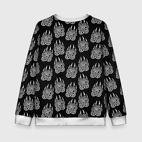 Детский свитшот Doom хищник леса / 3D-Белый – фото 2