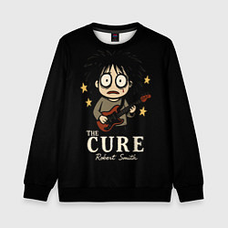 Свитшот детский The Cure, Роберт Смит, цвет: 3D-черный