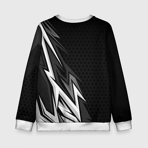 Детский свитшот Subaru - монохромный черный / 3D-Белый – фото 2