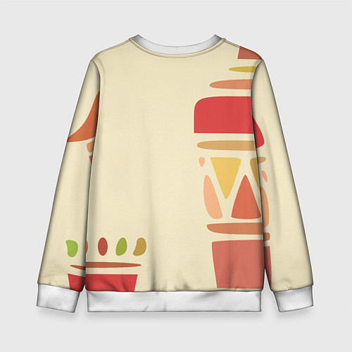 Детский свитшот Нефертити / 3D-Белый – фото 2