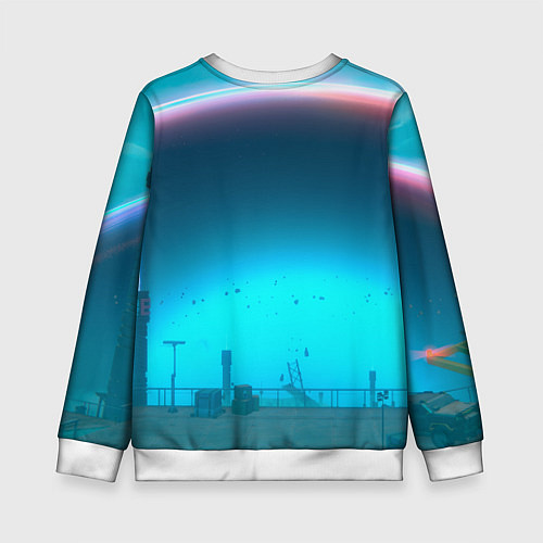 Детский свитшот Мияби дыньки мем ZZZ / 3D-Белый – фото 2