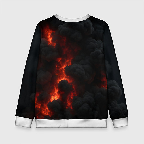 Детский свитшот Саня сказал - Саня сделал / 3D-Белый – фото 2