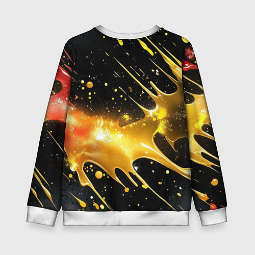 Детский свитшот Саша не следует правилам - Саша их устанавливает / 3D-Белый – фото 2