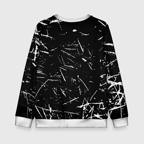 Детский свитшот Ливерпуль краски штрихи / 3D-Белый – фото 2