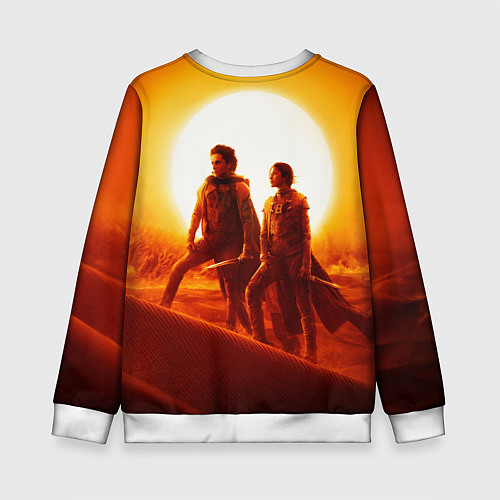 Детский свитшот Пол Атрейдес и Чани Dune part two / 3D-Белый – фото 2
