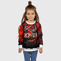 Свитшот детский Король и Шут - КИШ, цвет: 3D-белый — фото 2