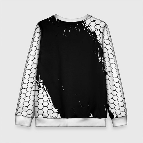 Детский свитшот AEK соты краска / 3D-Белый – фото 2