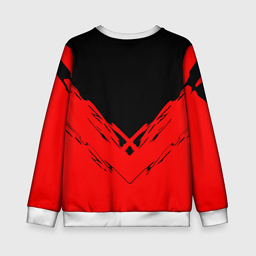 Детский свитшот Arsenal текстура краски / 3D-Белый – фото 2