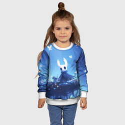 Свитшот детский Игра Hollow Knight, цвет: 3D-белый — фото 2