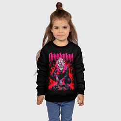 Свитшот детский Дандадан Окарун, цвет: 3D-черный — фото 2