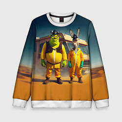 Детский свитшот Шрек и Данки пустились во все тяжкие