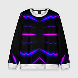 Свитшот детский Color multicoloured neon, цвет: 3D-белый