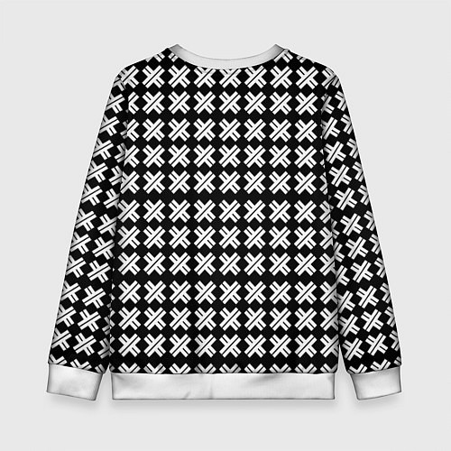 Детский свитшот Borussia pattern geometry / 3D-Белый – фото 2
