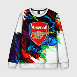 Свитшот детский Arsenal monster, цвет: 3D-белый