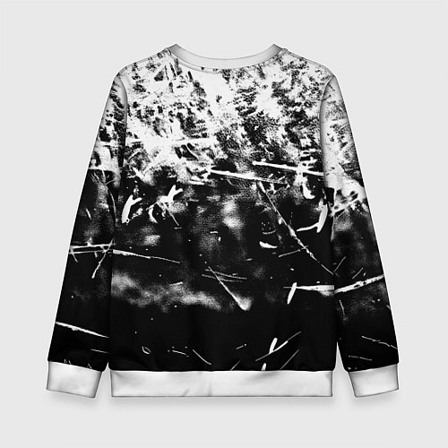 Детский свитшот Bayern Mnchen черно белая бумага / 3D-Белый – фото 2