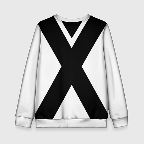 Детский свитшот Бавария Мюнхен полосы / 3D-Белый – фото 2