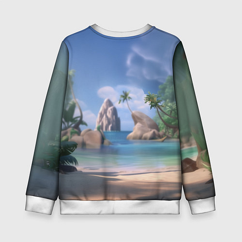 Детский свитшот Мем чотко Цыпа Джо / 3D-Белый – фото 2