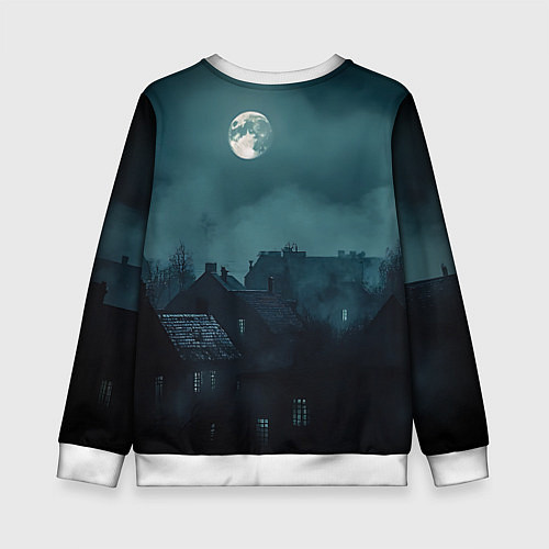 Детский свитшот Вампирша МаоМао - Монолог Фармацевта аниме Хэллоуи / 3D-Белый – фото 2