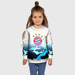 Свитшот детский Бавария Мюнхен камуфляж, цвет: 3D-белый — фото 2