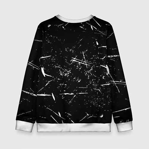 Детский свитшот Ювентус краски штрихи / 3D-Белый – фото 2