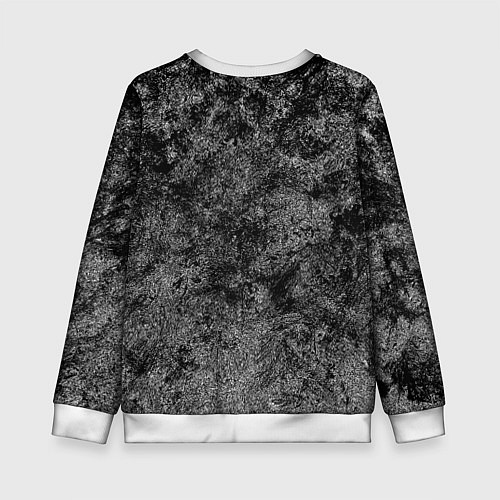 Детский свитшот Ворон в круге рун и компас вегвизир / 3D-Белый – фото 2