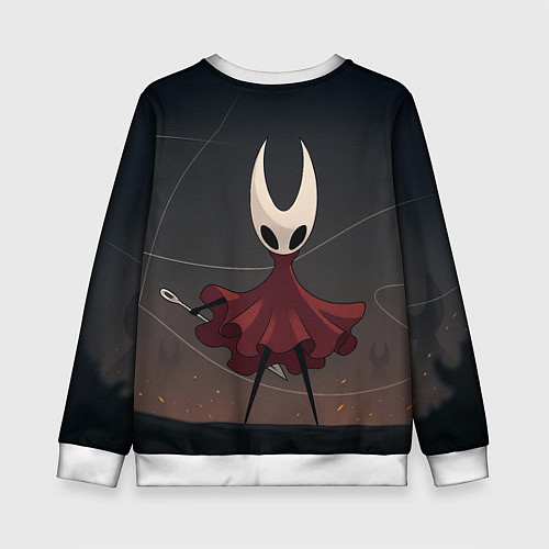 Детский свитшот Hollow Knight - Silksong / 3D-Белый – фото 2