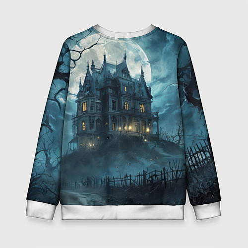 Детский свитшот Дух у замка / 3D-Белый – фото 2