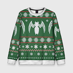 Детский свитшот Рождественский свитер Венома