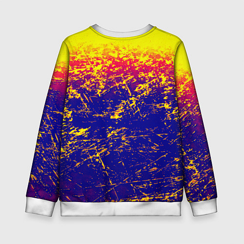 Детский свитшот Borussia краски / 3D-Белый – фото 2