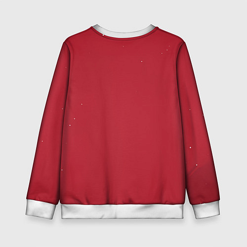 Детский свитшот Новогодний мопс / 3D-Белый – фото 2