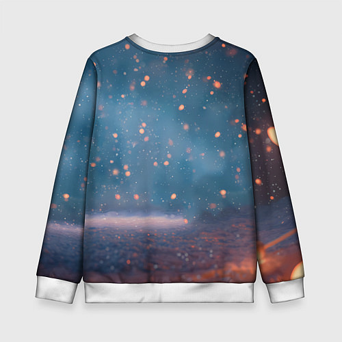 Детский свитшот Игрушечная лошадка 2026 / 3D-Белый – фото 2