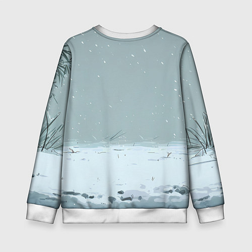 Детский свитшот Уставшая лошадка 2026 / 3D-Белый – фото 2